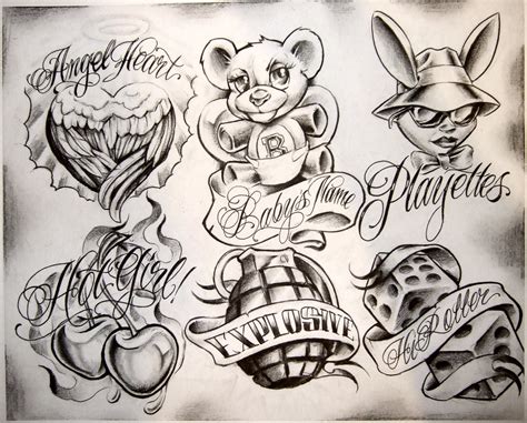 gangster drawings love